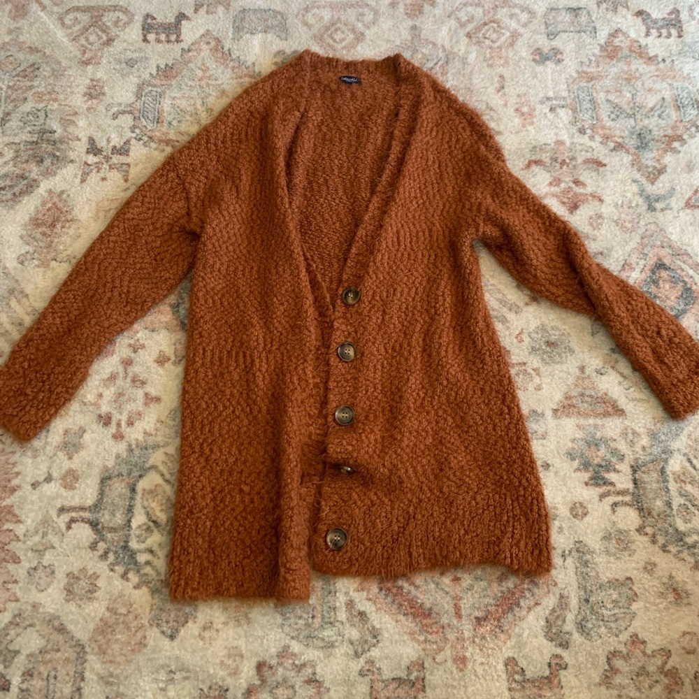 Splendid oversized fuzzy cardigan